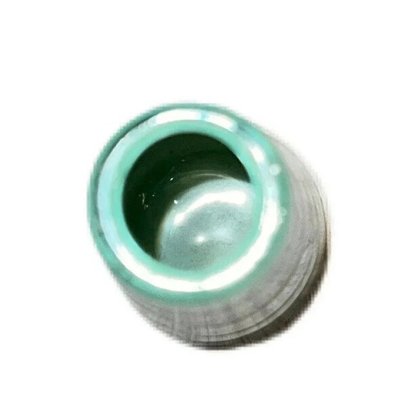 LIGHT Jade Mint Green Colored Art Glass Vase Made In Poland - Picture 3 of 7